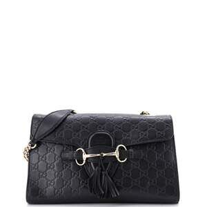 Emily Chain Flap Bag Microguccissima #247383G92B